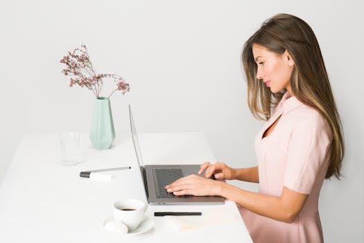 freelancer enjoying coffee while working