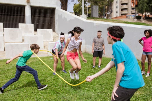 team bonding during a group activity