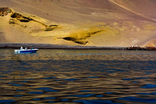 Group of travelers exploring a remote destination