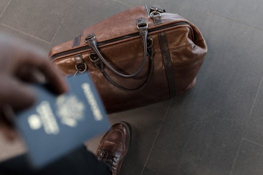 a traveler checking flight prices on a laptop