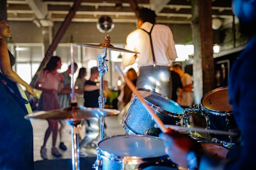 Crowd enjoying a fun fundraising event