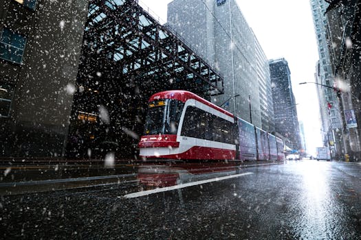 public transport in a foreign city