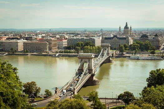 Budapest city view