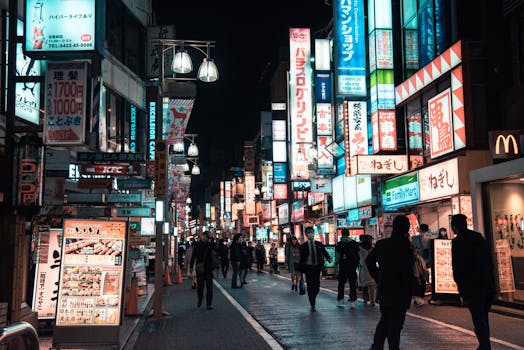 street food vendor in Tokyo